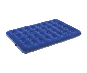 Flocked air bed(32 coils)